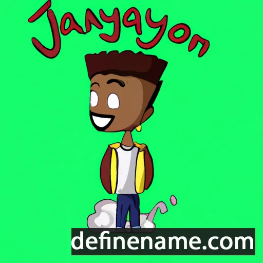 cartoon of the name Jayquan