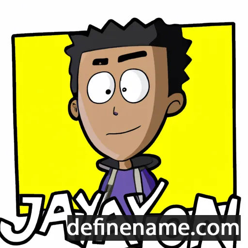 cartoon of the name Jayron