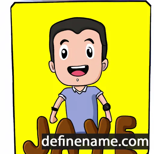 cartoon of the name Jayvee