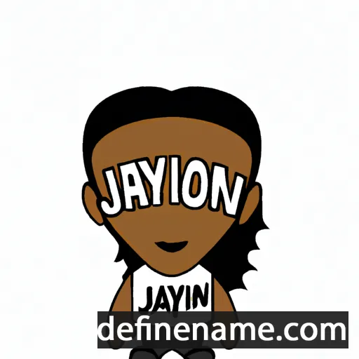 cartoon of the name Jayvion