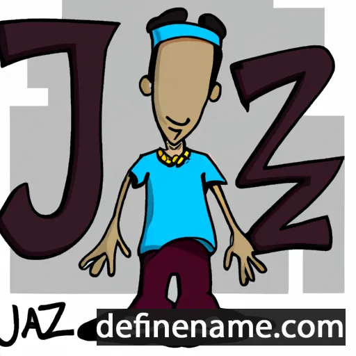 cartoon of the name Jaz