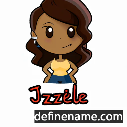 cartoon of the name Jazelle