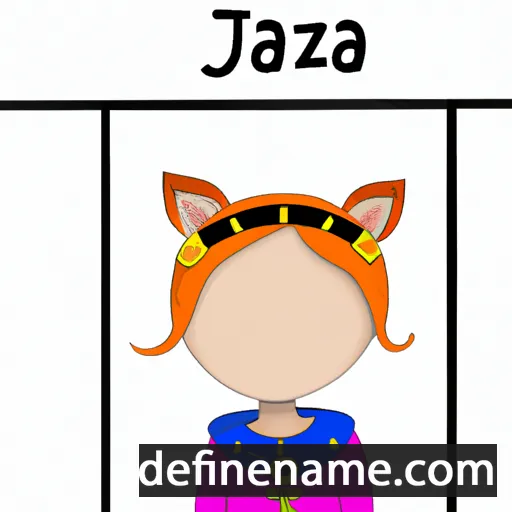 cartoon of the name Jazīra