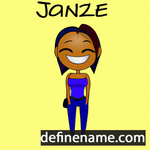 Jazlene cartoon