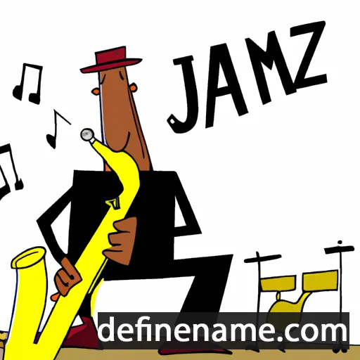 cartoon of the name Jazzman