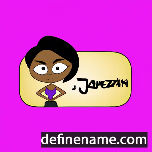 cartoon of the name Jazzmynn