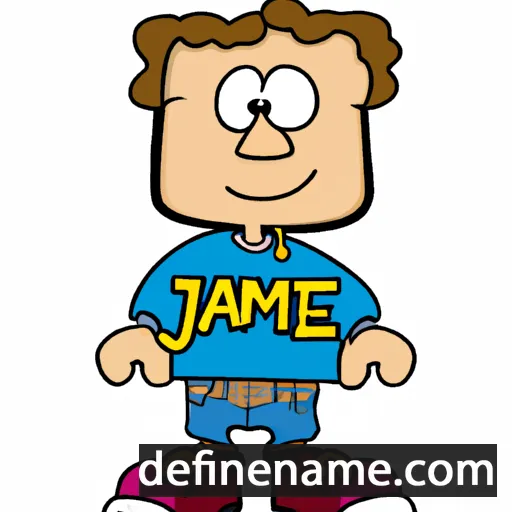 cartoon of the name Jeames