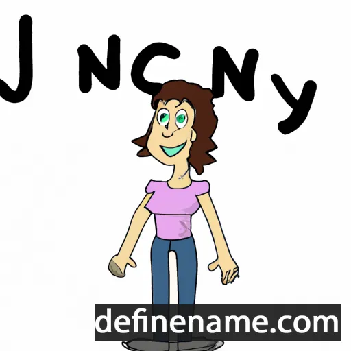 cartoon of the name Jeancy