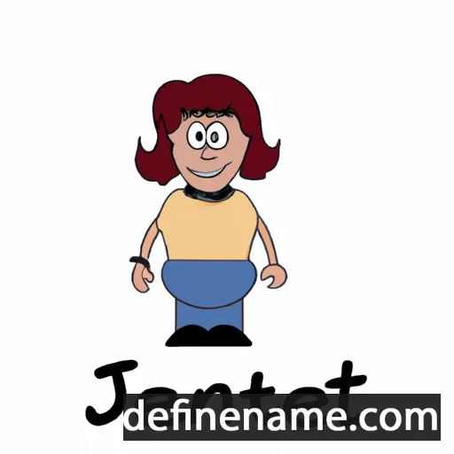 cartoon of the name Jeanete