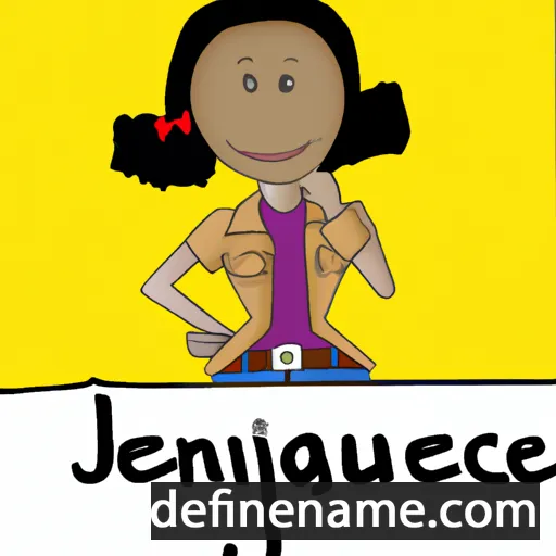 Jeanique cartoon