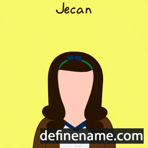 cartoon of the name Jeanneclair