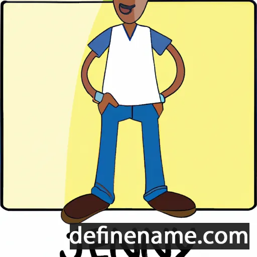 cartoon of the name Jeanty