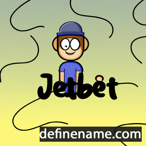 cartoon of the name Jebet