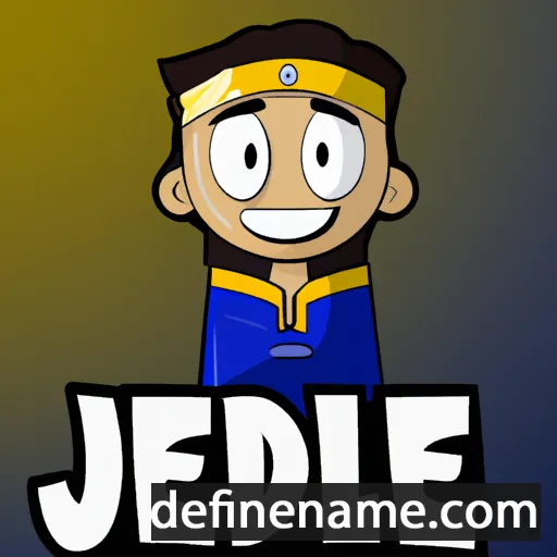 cartoon of the name Jediel