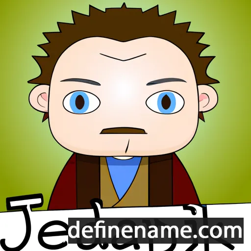 cartoon of the name Jedikiah