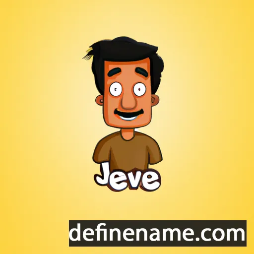 cartoon of the name Jeeva