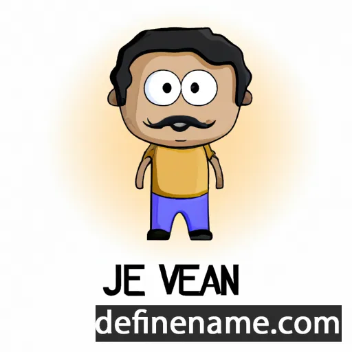 cartoon of the name Jeevan