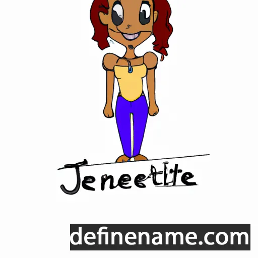 cartoon of the name Jehannette