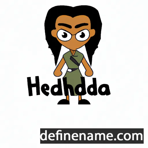 cartoon of the name Jehdeiah