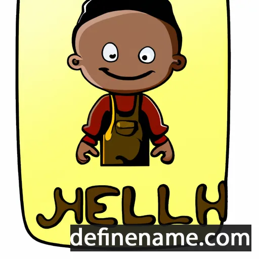 cartoon of the name Jehiël