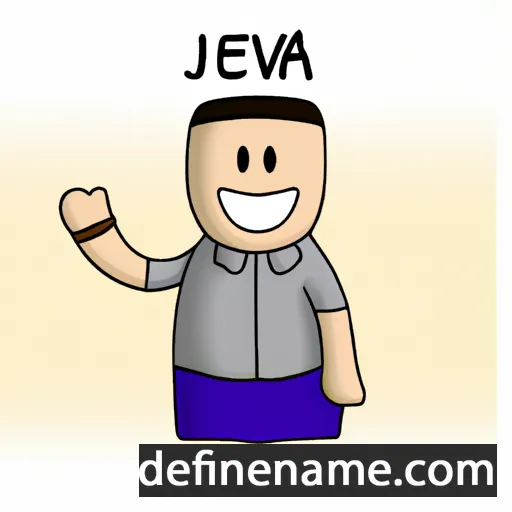 cartoon of the name Jehóva