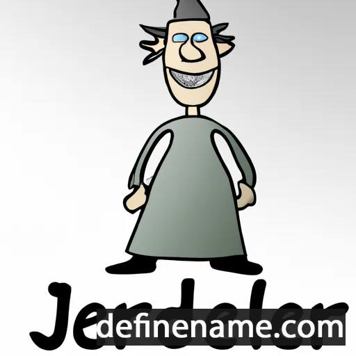 cartoon of the name Jeldert