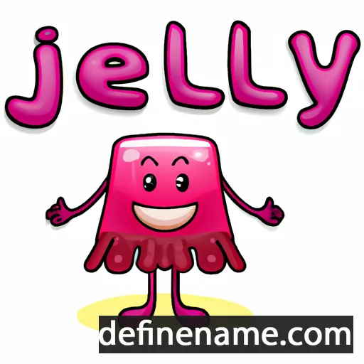 cartoon of the name Jelly