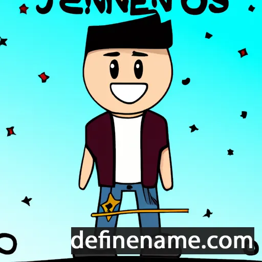 cartoon of the name Jencarlos