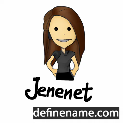 cartoon of the name Jennette