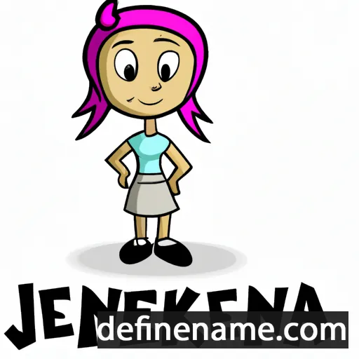 cartoon of the name Jennika