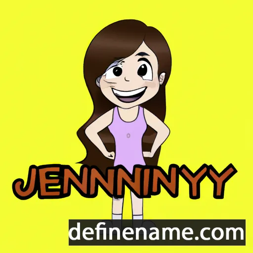 cartoon of the name Jennylyn