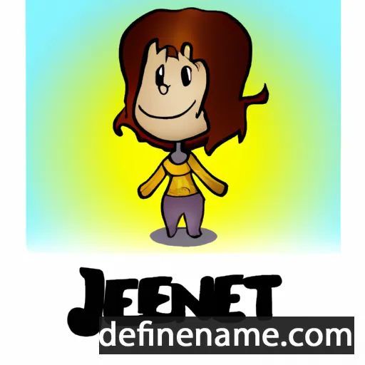 cartoon of the name Jentie