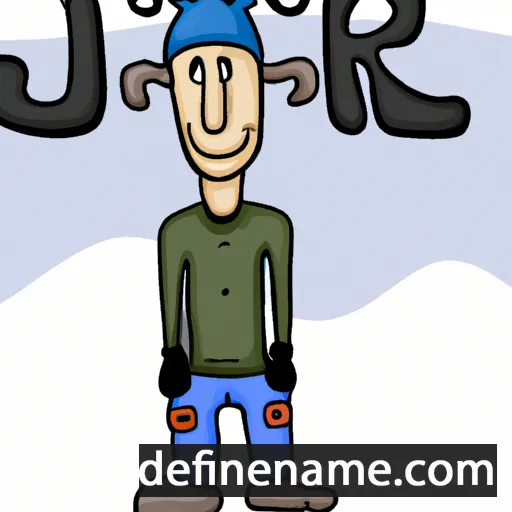 cartoon of the name Jeor