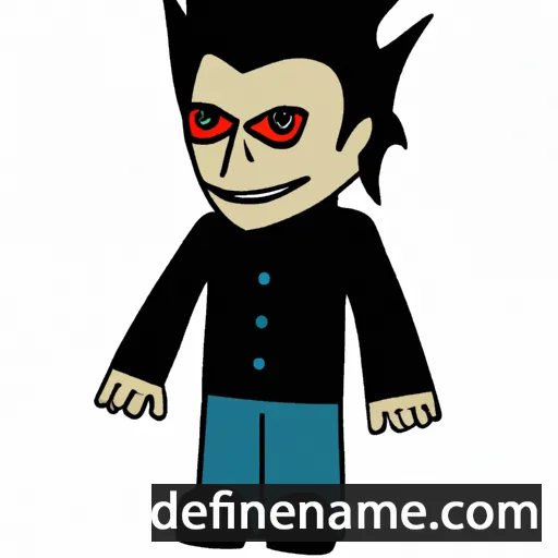 cartoon of the name Jeordie