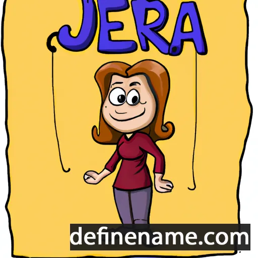 cartoon of the name Jera