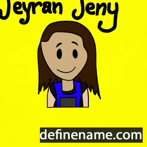 cartoon of the name Jeralynn