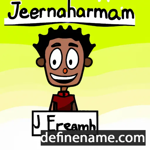 cartoon of the name Jeramiah