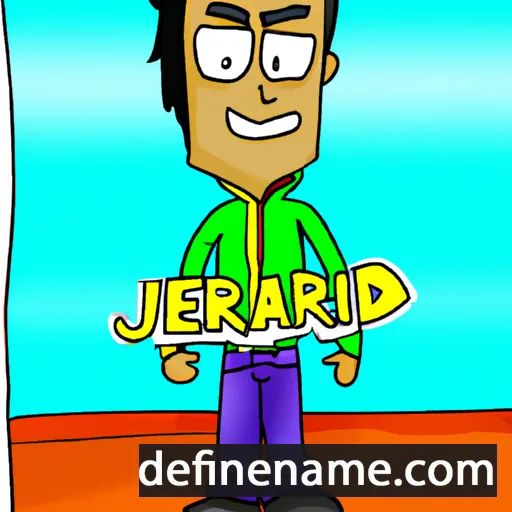 cartoon of the name Jerard