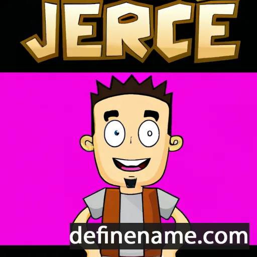 cartoon of the name Jeric