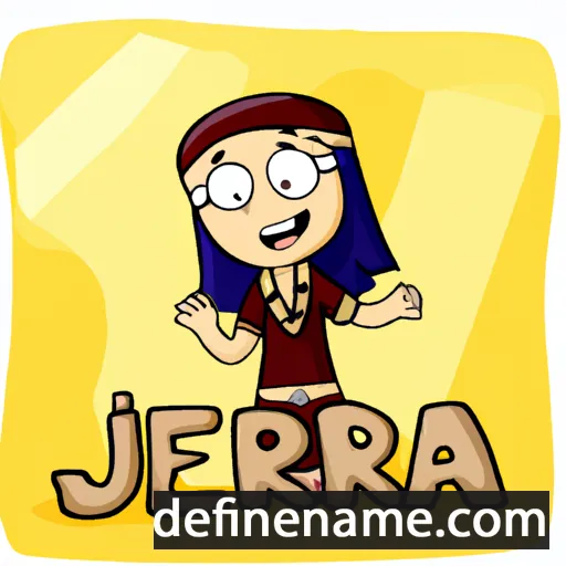 cartoon of the name Jerija