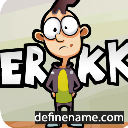 cartoon of the name Jerik