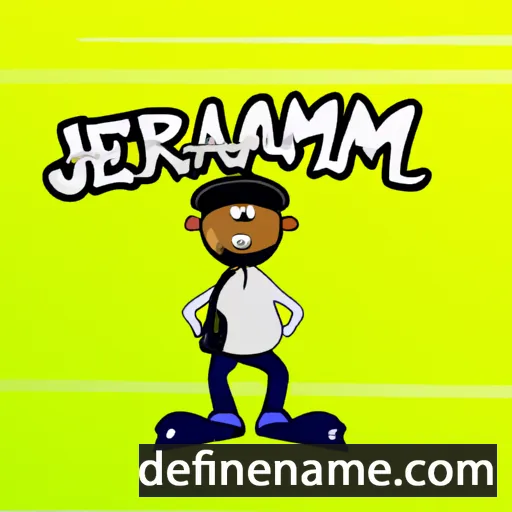 cartoon of the name Jermahl