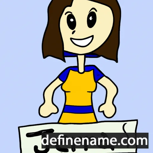 cartoon of the name Jerra