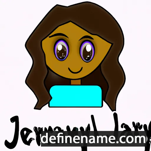 cartoon of the name Jerralyn