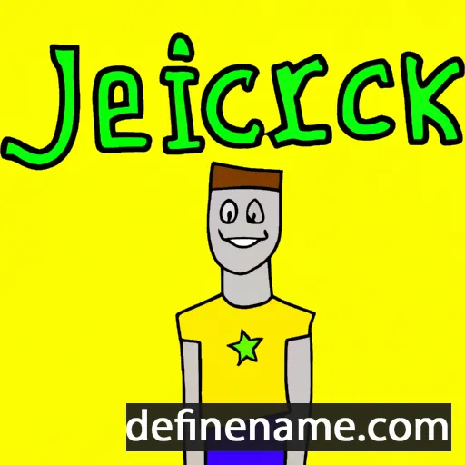 cartoon of the name Jerrick