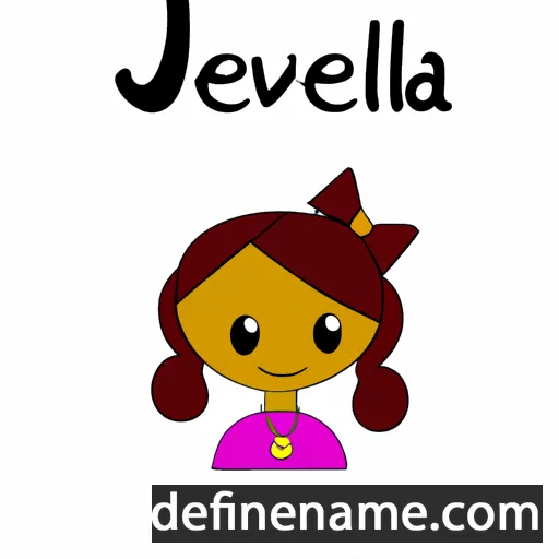 cartoon of the name Jéwelina