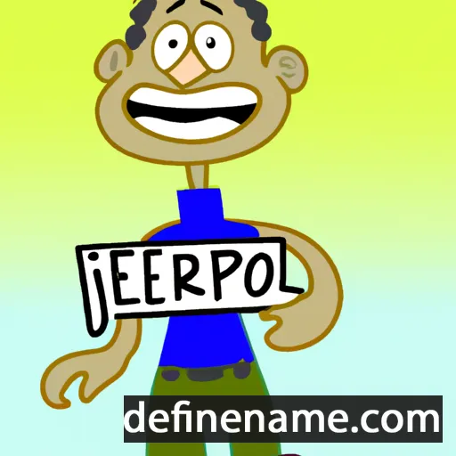 cartoon of the name Jerrol