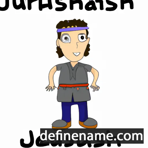 cartoon of the name Jerushah