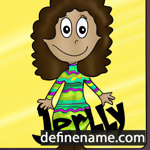 cartoon of the name Jeryl