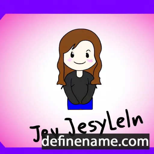 cartoon of the name Jesalyn